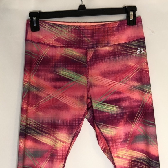 RBX Leggings Womens Multicolor Pants Athletic Work Out Lightweight Yoga Size L - Picture 3 of 8